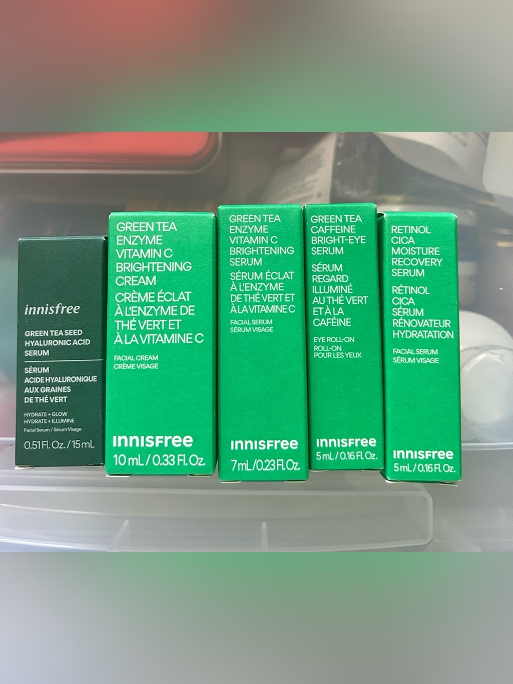 Innisfree Green Tea Deluxe Sample Skincare Set